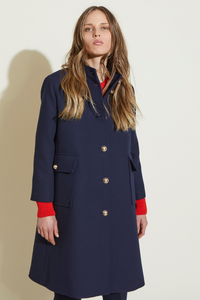 ZNOSTOCK_BLUE COAT HENRIETTE - Blue