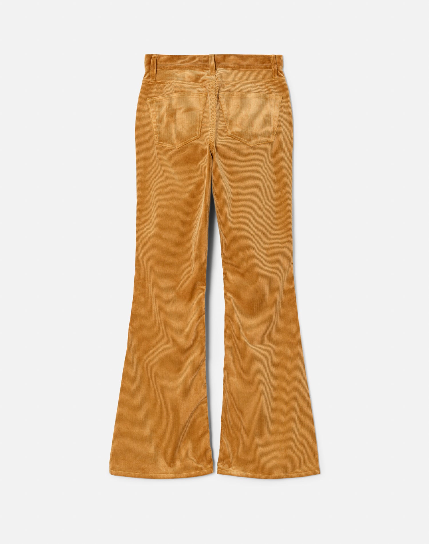 Jean loose flare 70's en velours côtelé - Camel