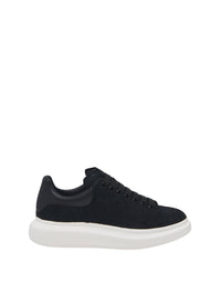 Sneakers avec logo en cuir - Black