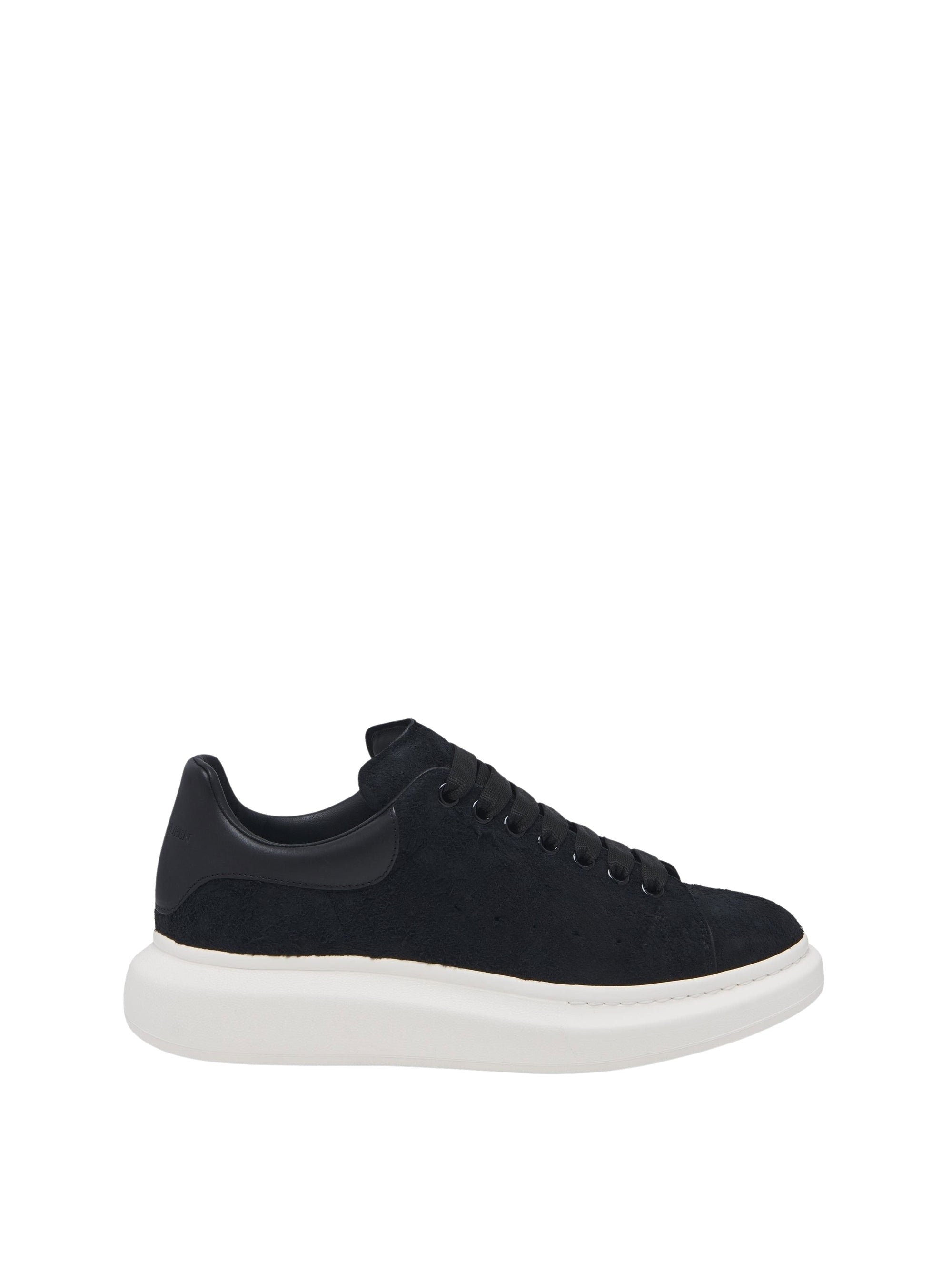 Sneakers avec logo en cuir - Black