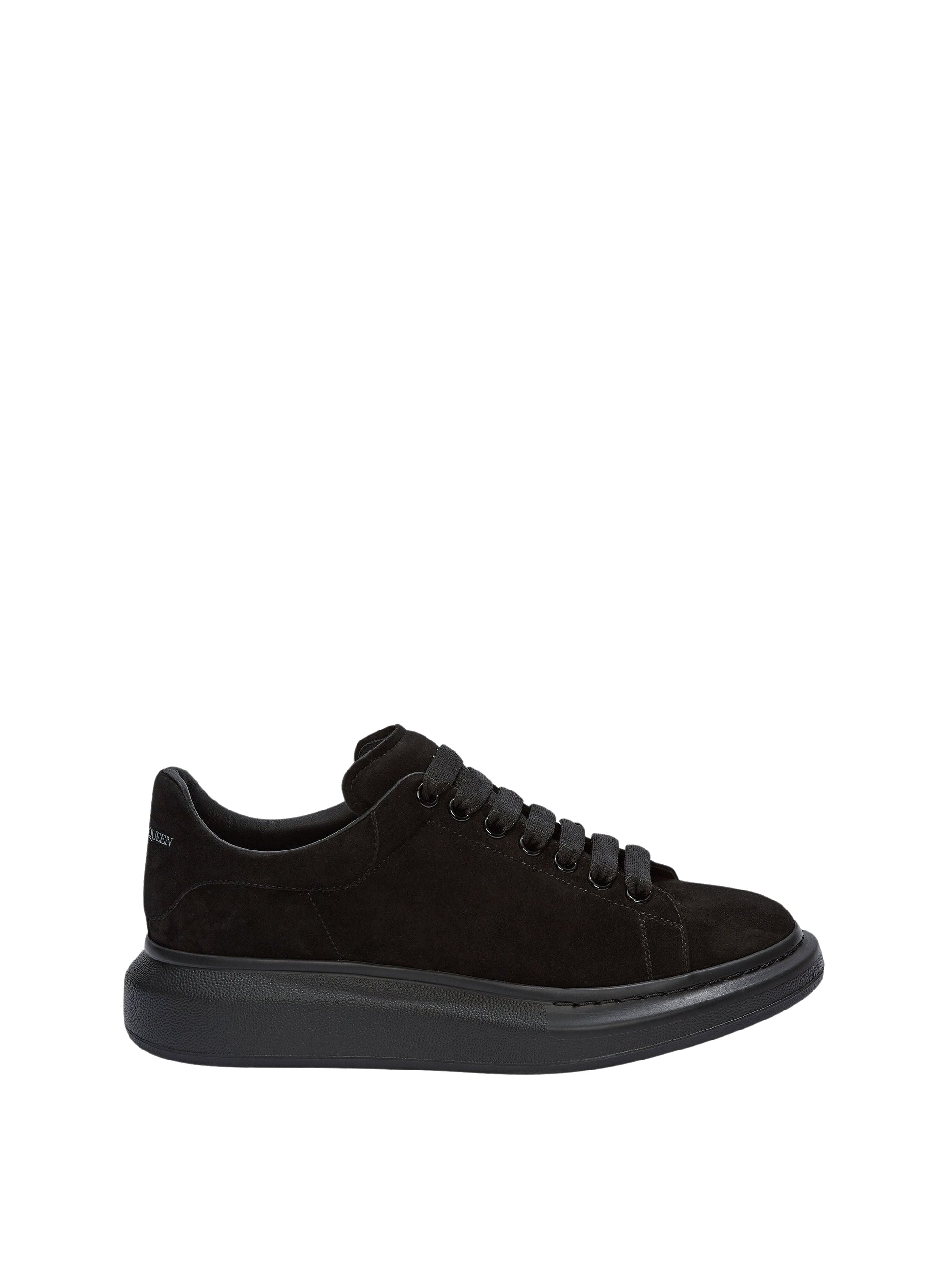Sneakers à lacets en cuir - Black