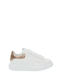 Sneakers à lacets en cuir - White Rose Gold