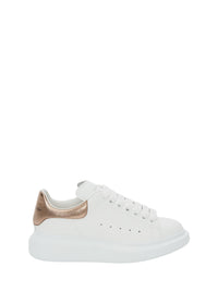 Sneakers à lacets en cuir - White Rose Gold