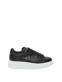 Sneakers à lacets en cuir - Black