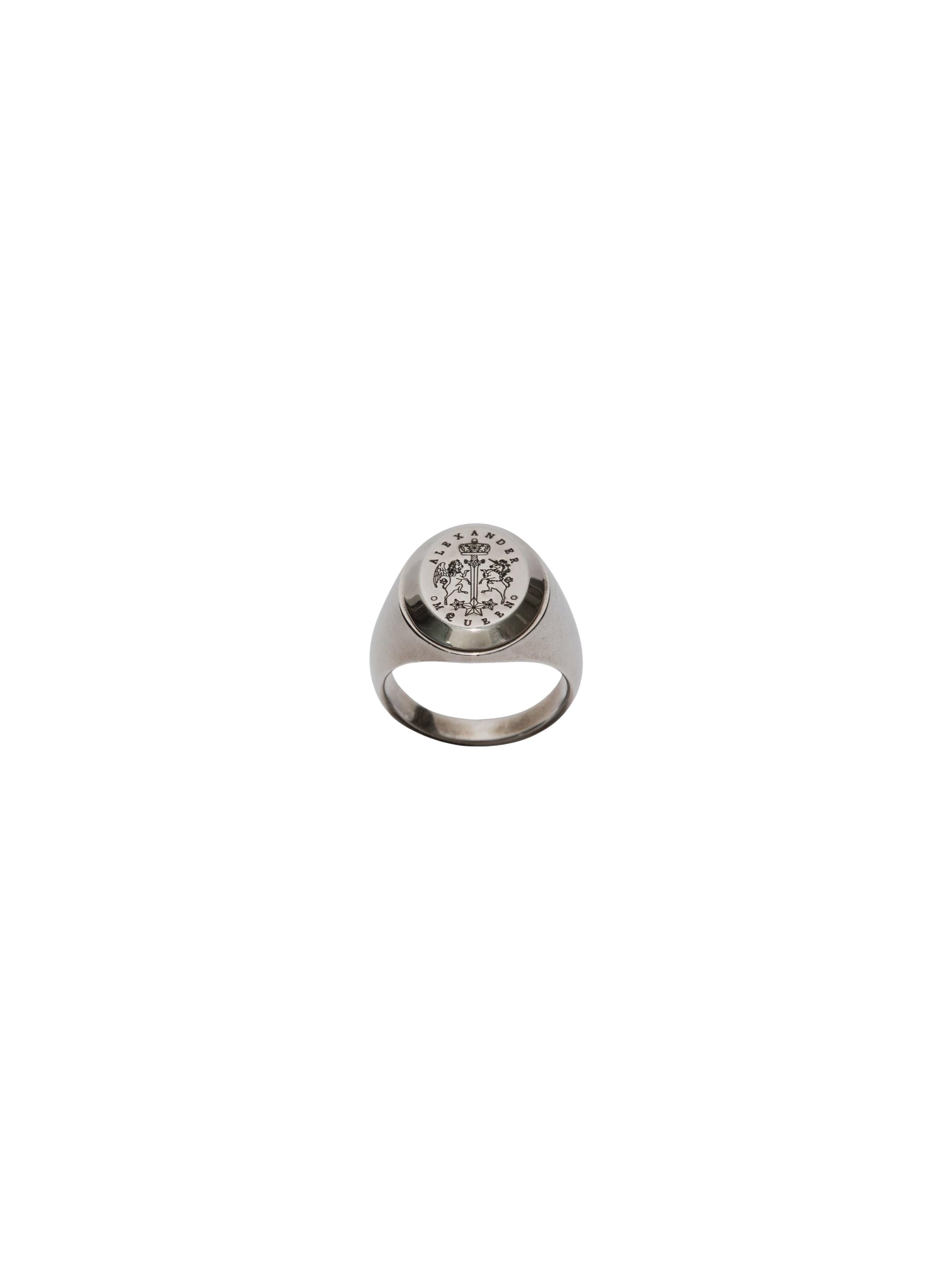 Bague chevalière en laiton - Silver