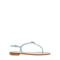 Sandales Geltrude en cuir - Bleu