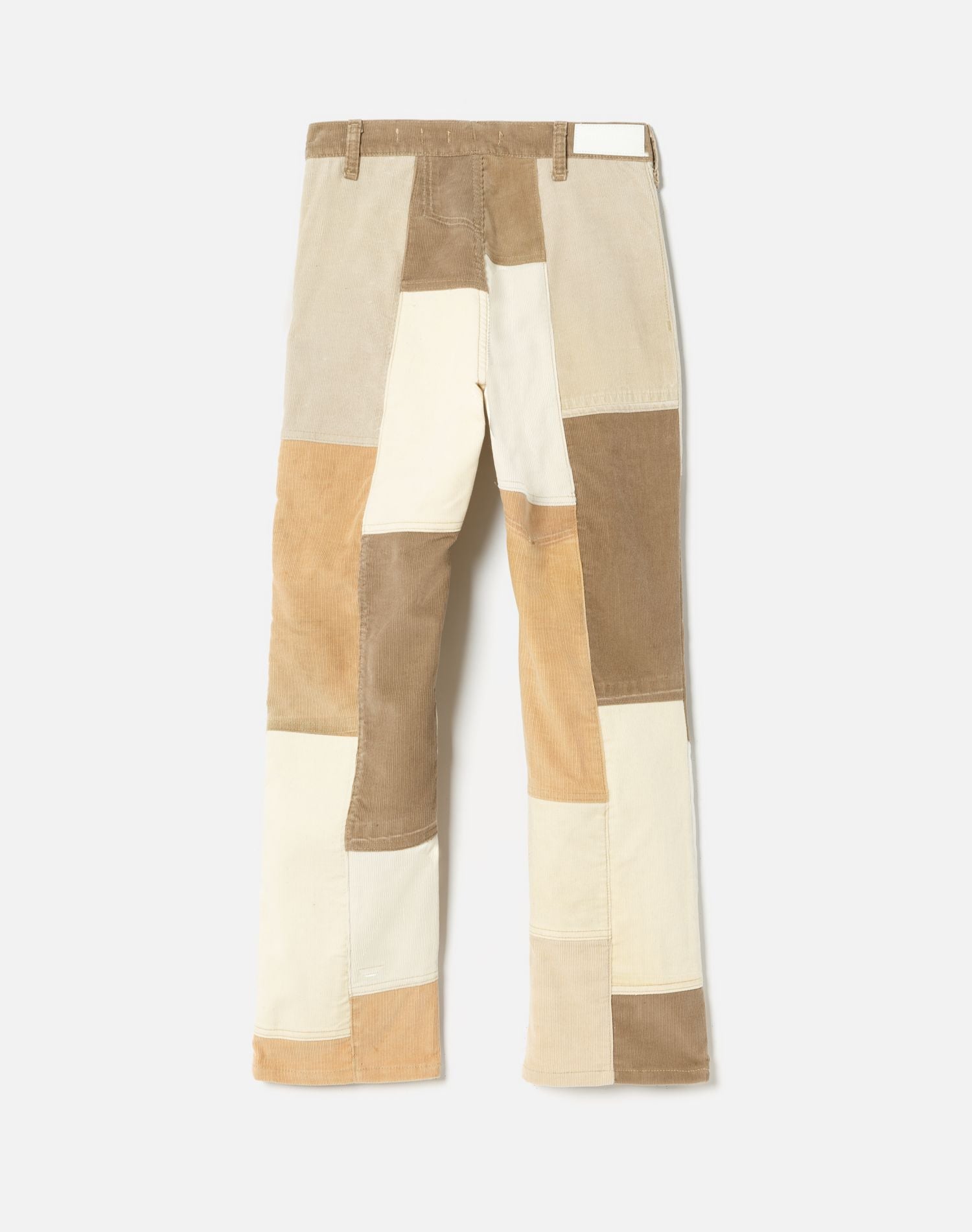 70's loose flare jeans - Patched Cord