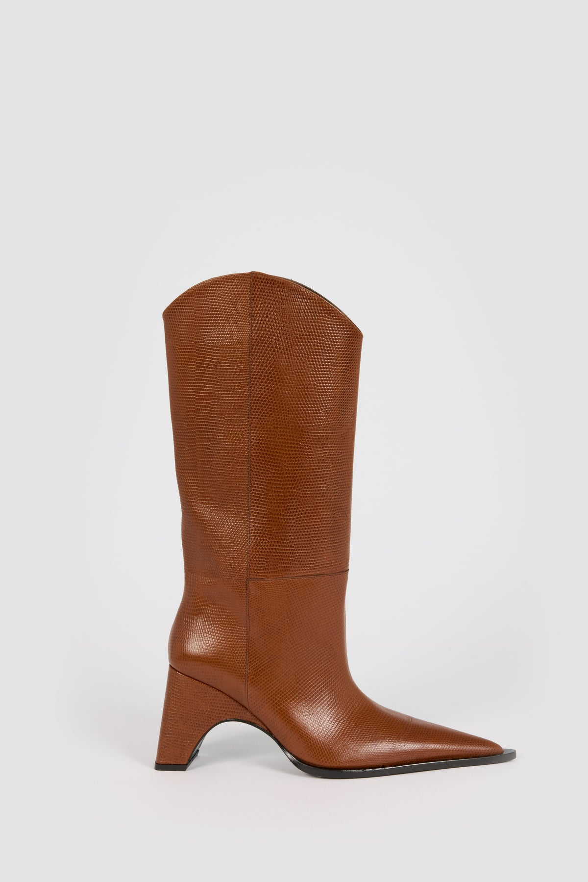 LIZARD PRINT COWBOY BRIDGE BOOT