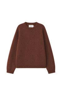 Pull Le Vivaldi en laine - Marron moyen