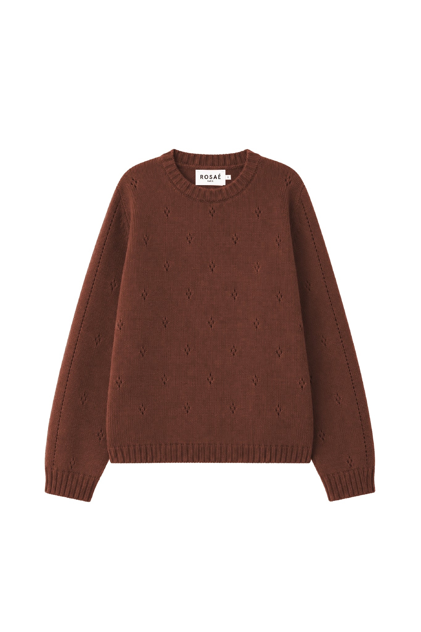 Pull Le Vivaldi en laine - Marron moyen