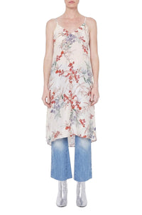 Robe midi Aubrey en soie - Cream