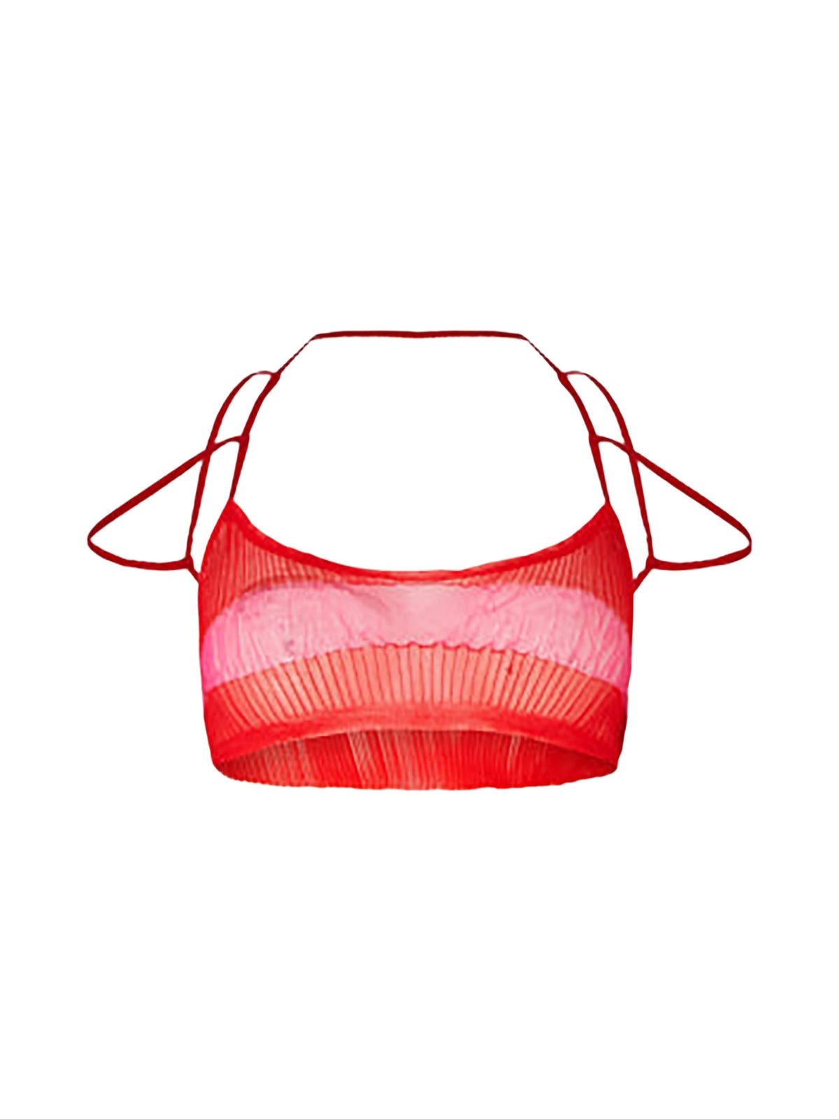 35€ / 1 sold //10 QTY / ST10%   Brassière plissée Sognu - Red