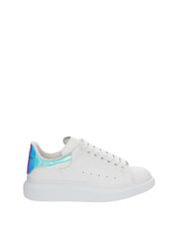 Sneakers à lacets en cuir - White Shock Pink