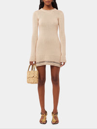 Shiny Beige Robe - Shiny Beige