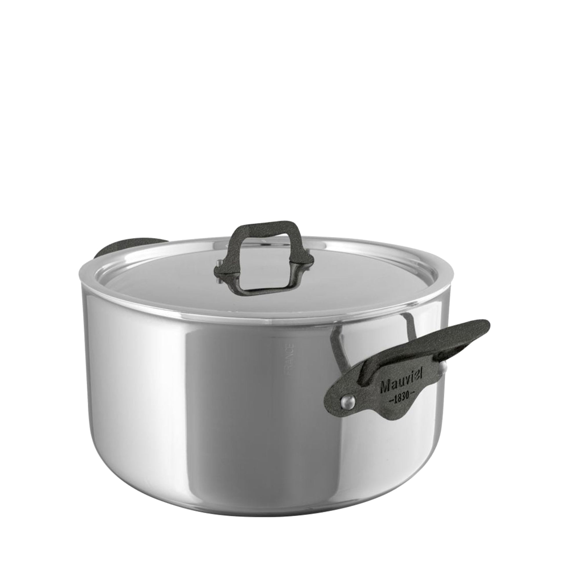 Cocotte 24cm M'COOKCI en inox avec couvercle