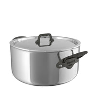 M'COOKCI 28m stainless steel casserole with lid