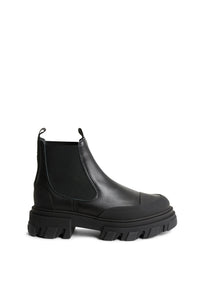 Bottines Chelsea basses en cuir - Black