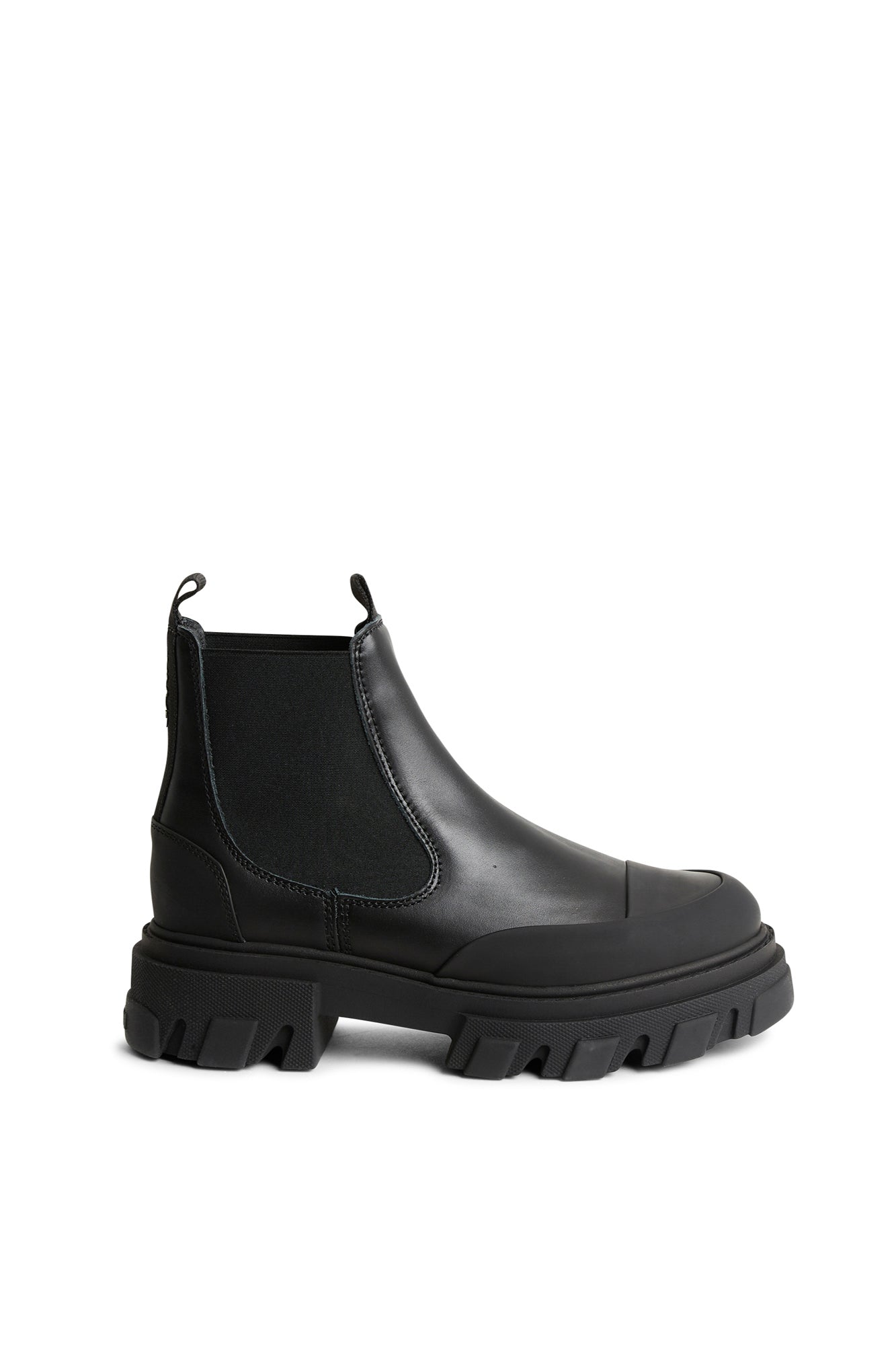 Bottines Chelsea basses en cuir - Black