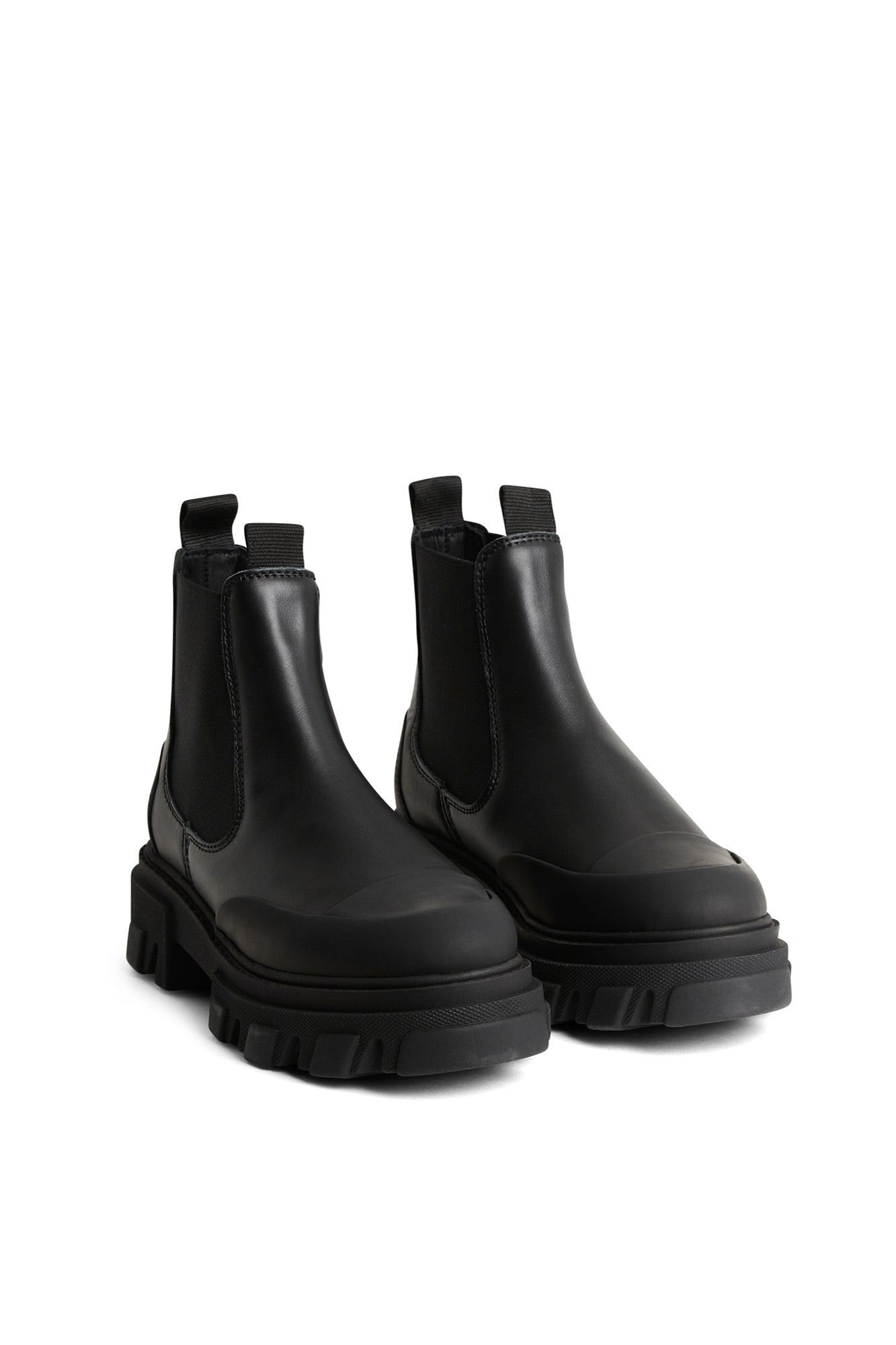 Bottines Chelsea basses en cuir - Black