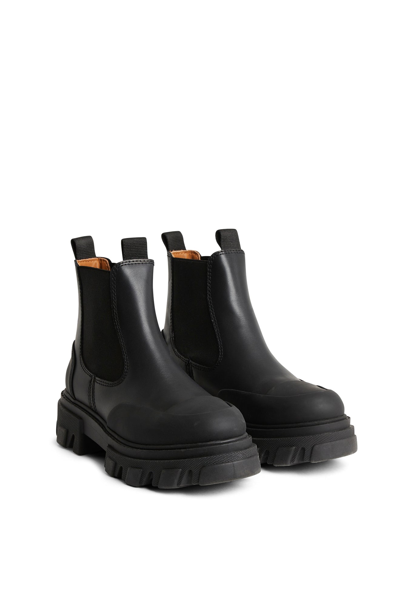 Bottines Chelsea basses en cuir - Black