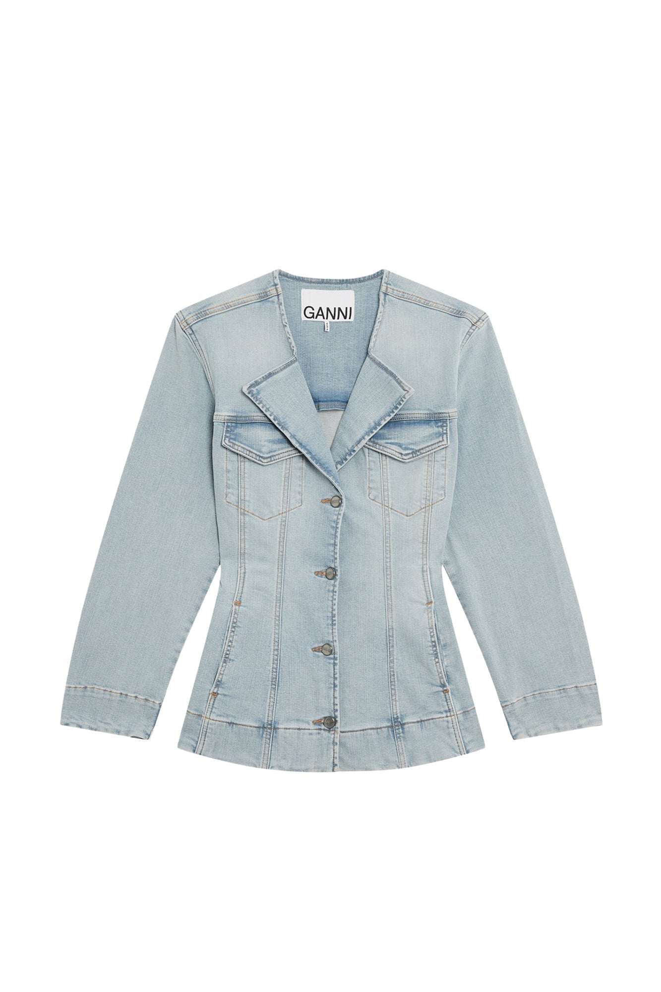 Veste ajustée délavé en denim - Tint Wash