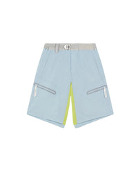 Maison Kitsuné x And Wander Shorts - Blue Green Block