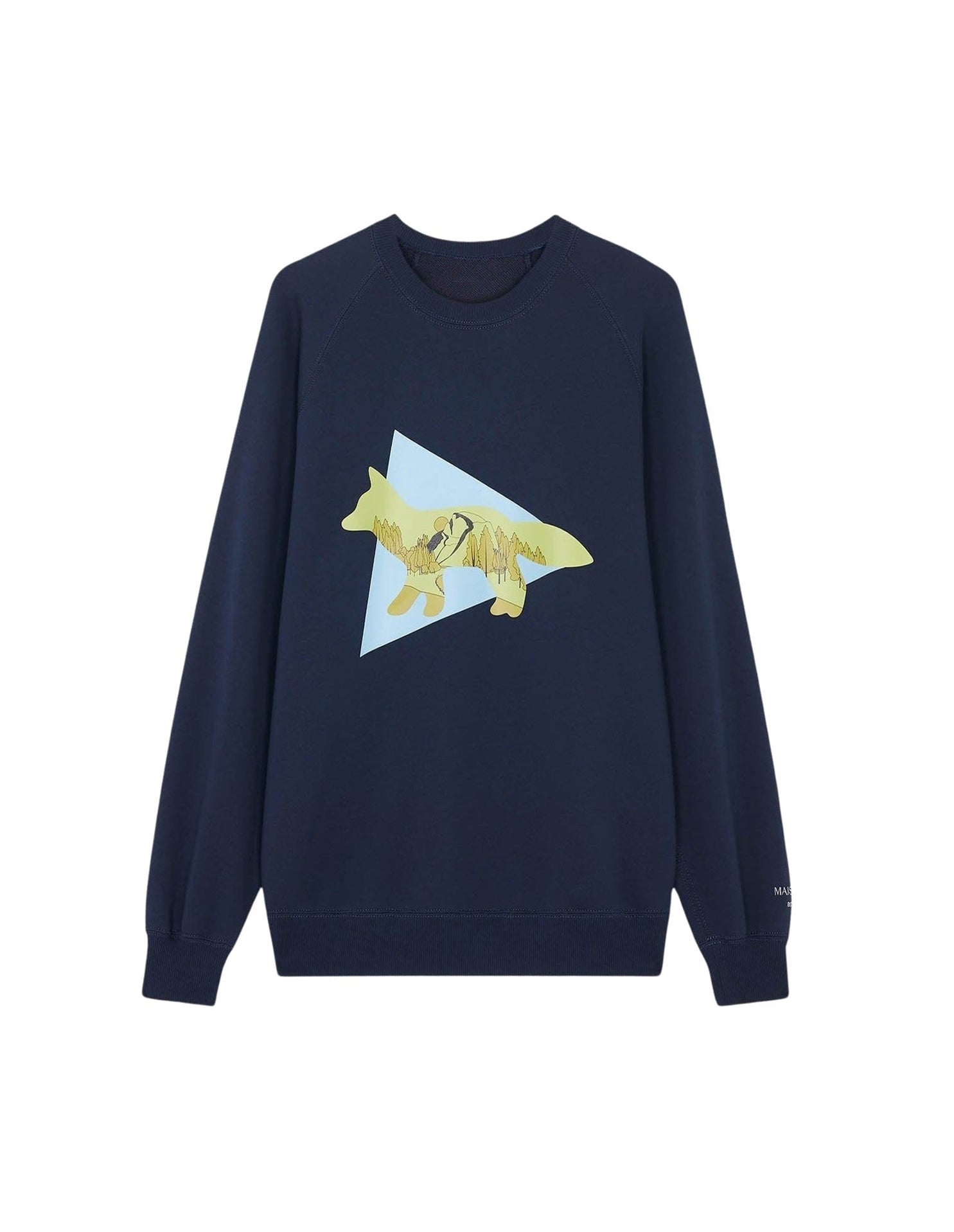 Maison Kitsuné x And Wander Sweatshirt - Navy