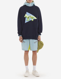 Maison Kitsuné x And Wander Sweatshirt - Navy