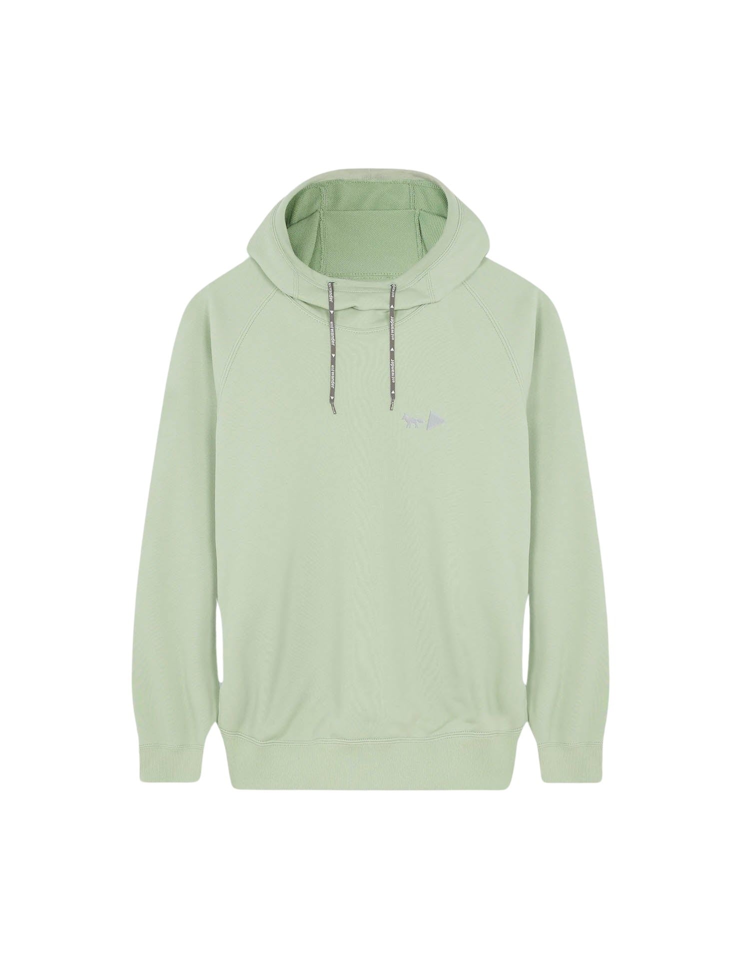 Sweat à capuche Maison Kitsuné x And Wander  - Light Green