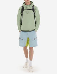Sweat à capuche Maison Kitsuné x And Wander  - Light Green