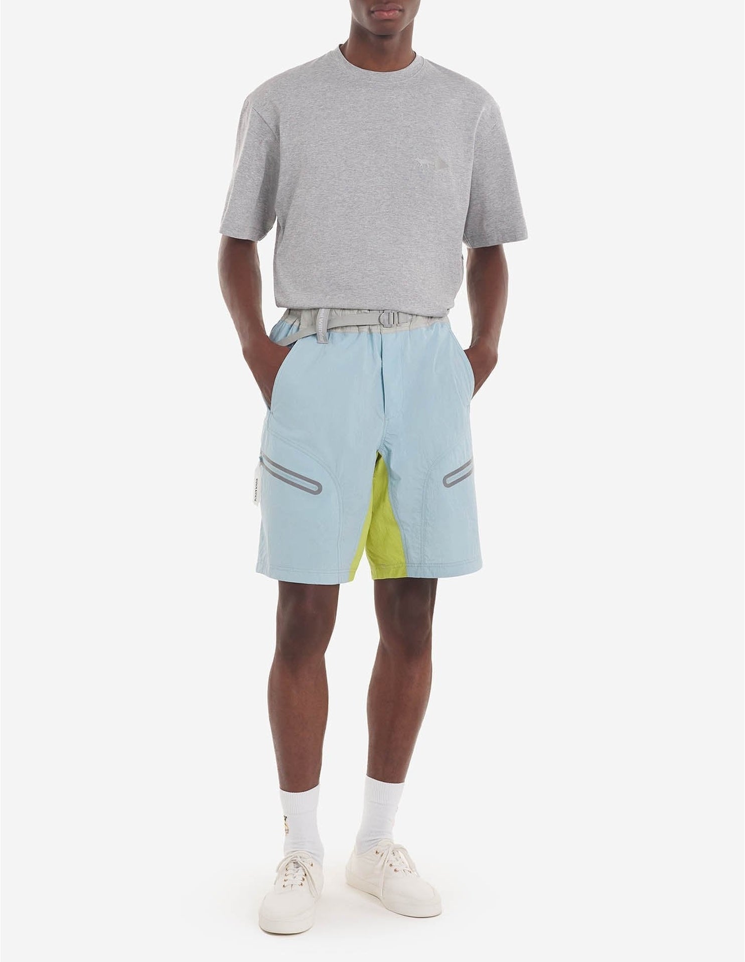 T-shirt Maison Kitsuné x And Wander  - Ash Grey