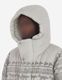 Maison Kitsuné x And Wander Coat - Beige Melange