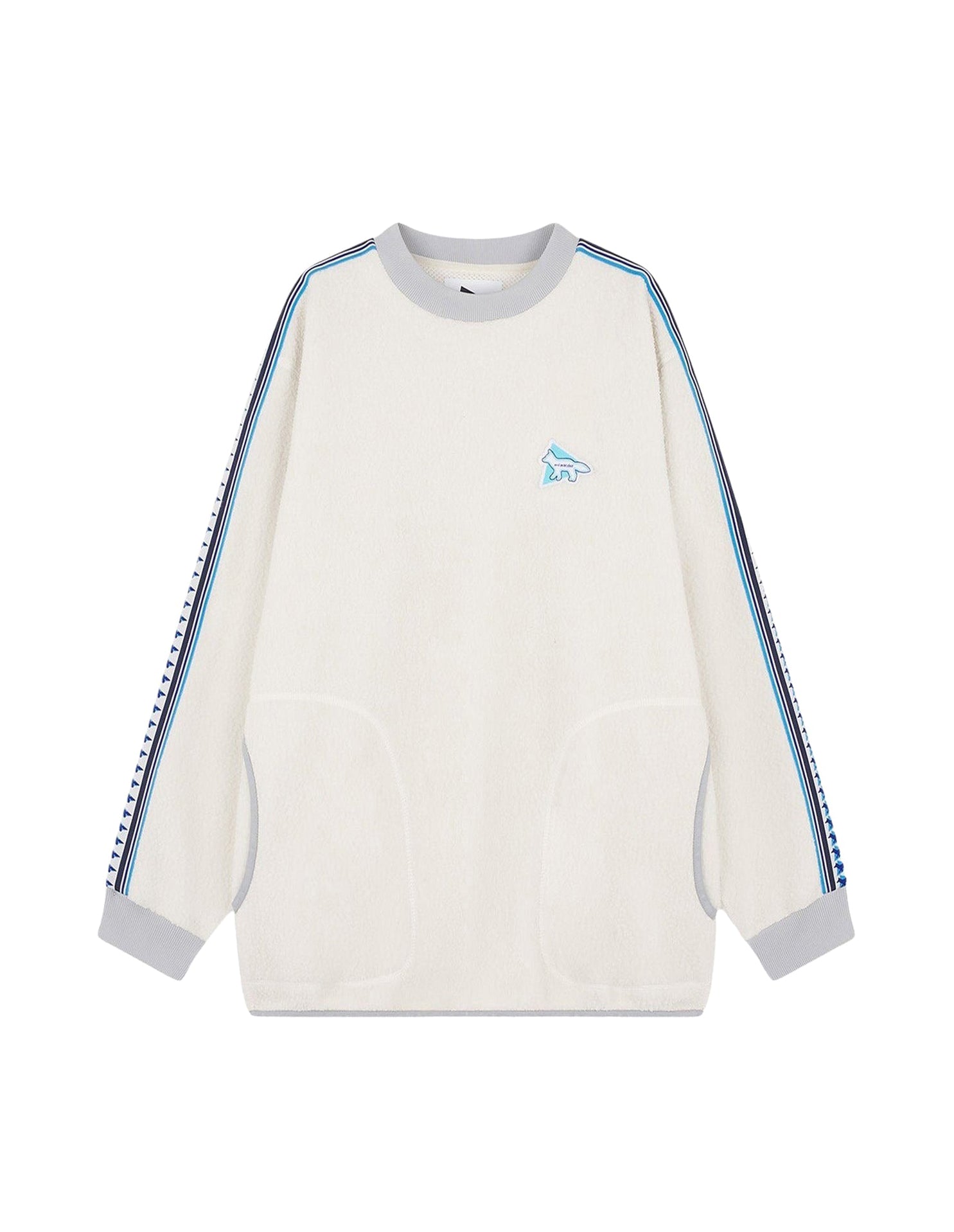 Pull Maison Kitsuné x And Wander - White