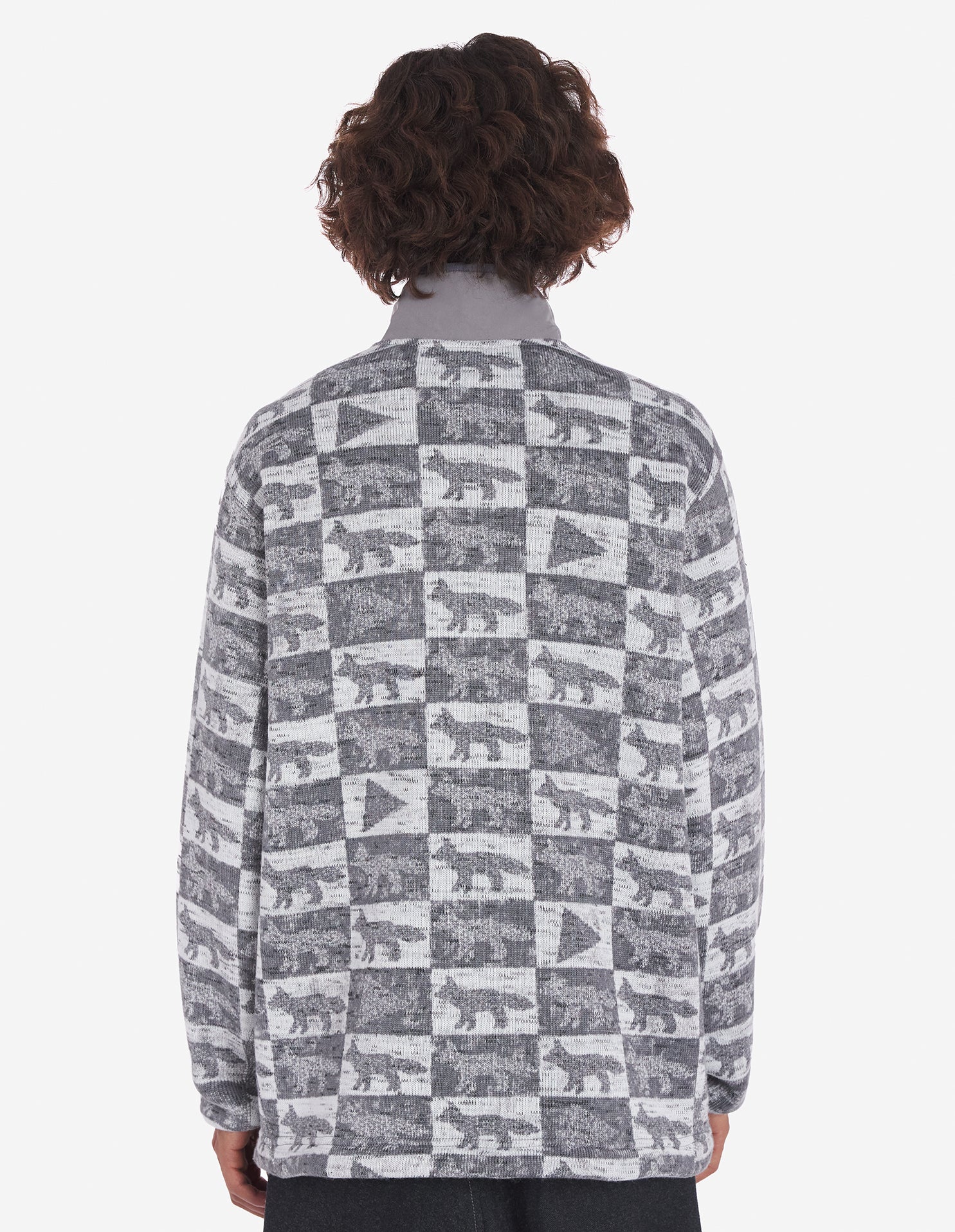 Pull Maison Kitsuné x And Wander - Grey