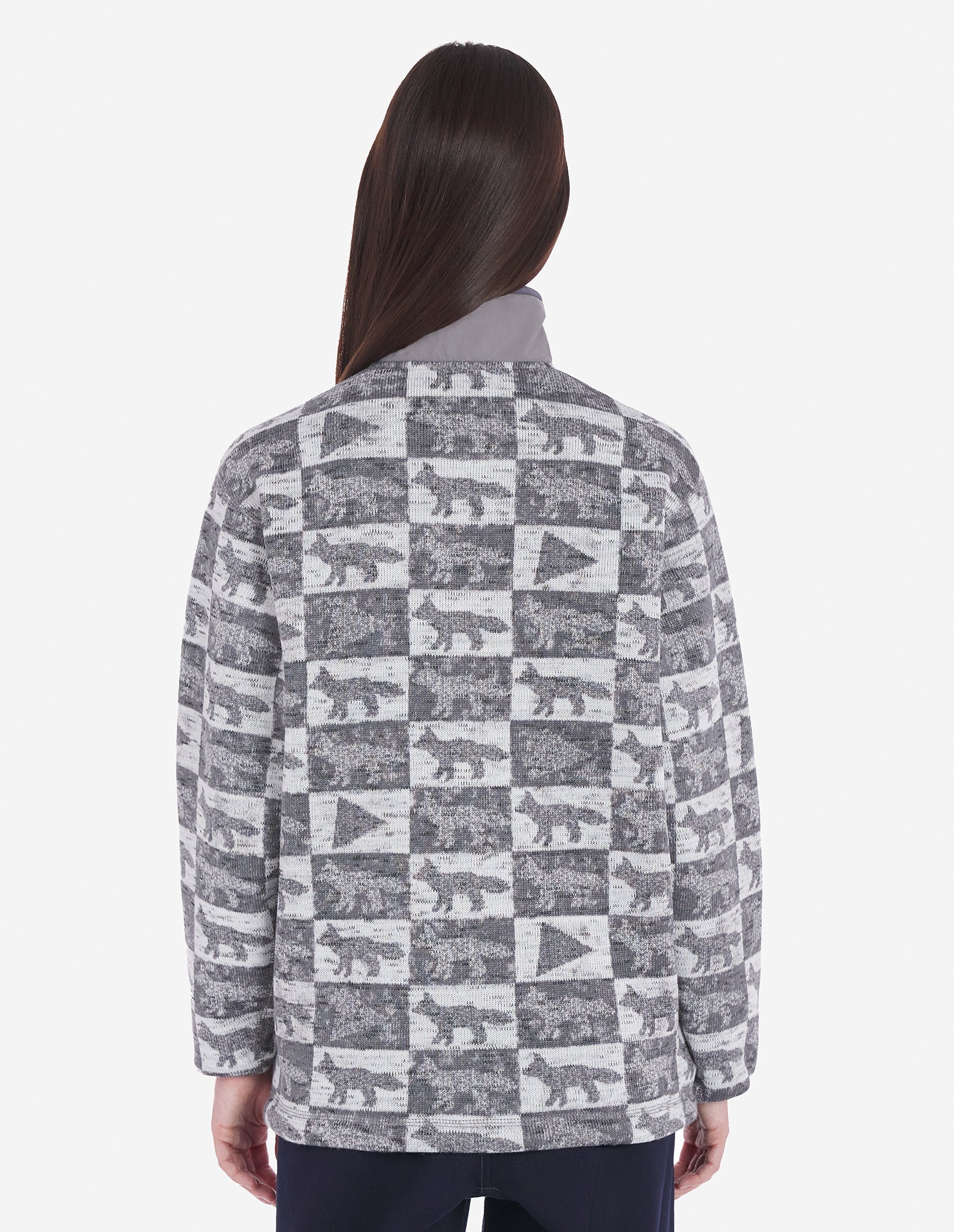 Pull Maison Kitsuné x And Wander - Grey