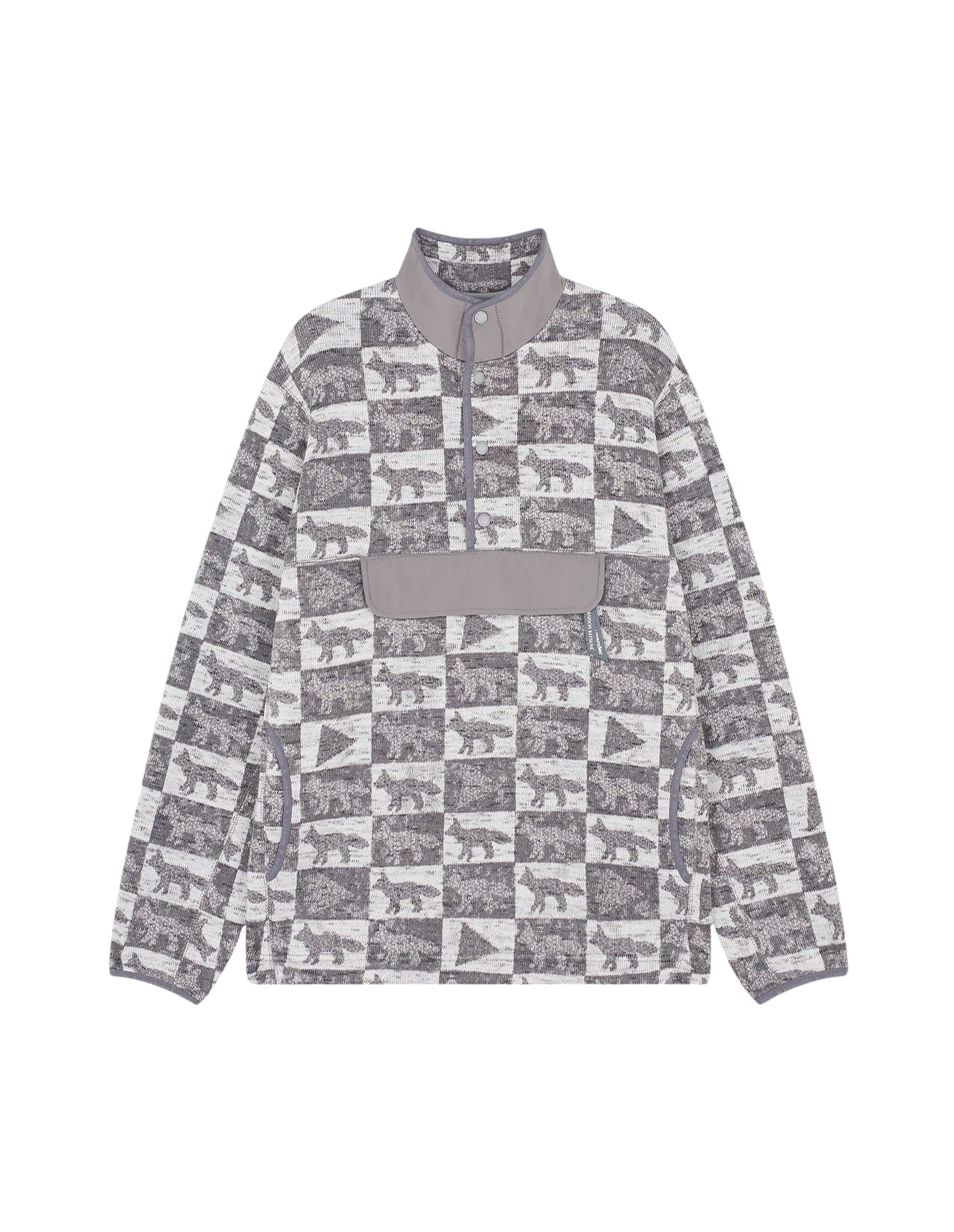 Pull Maison Kitsuné x And Wander - Grey