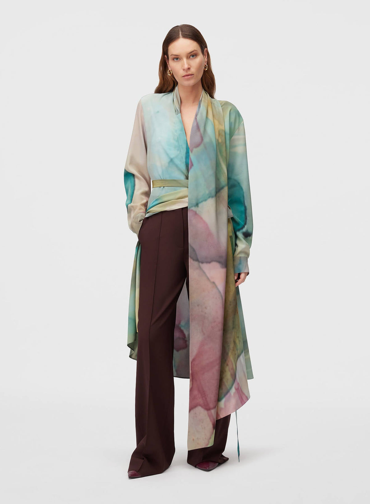 MULTICOLOR SCARF DRESS