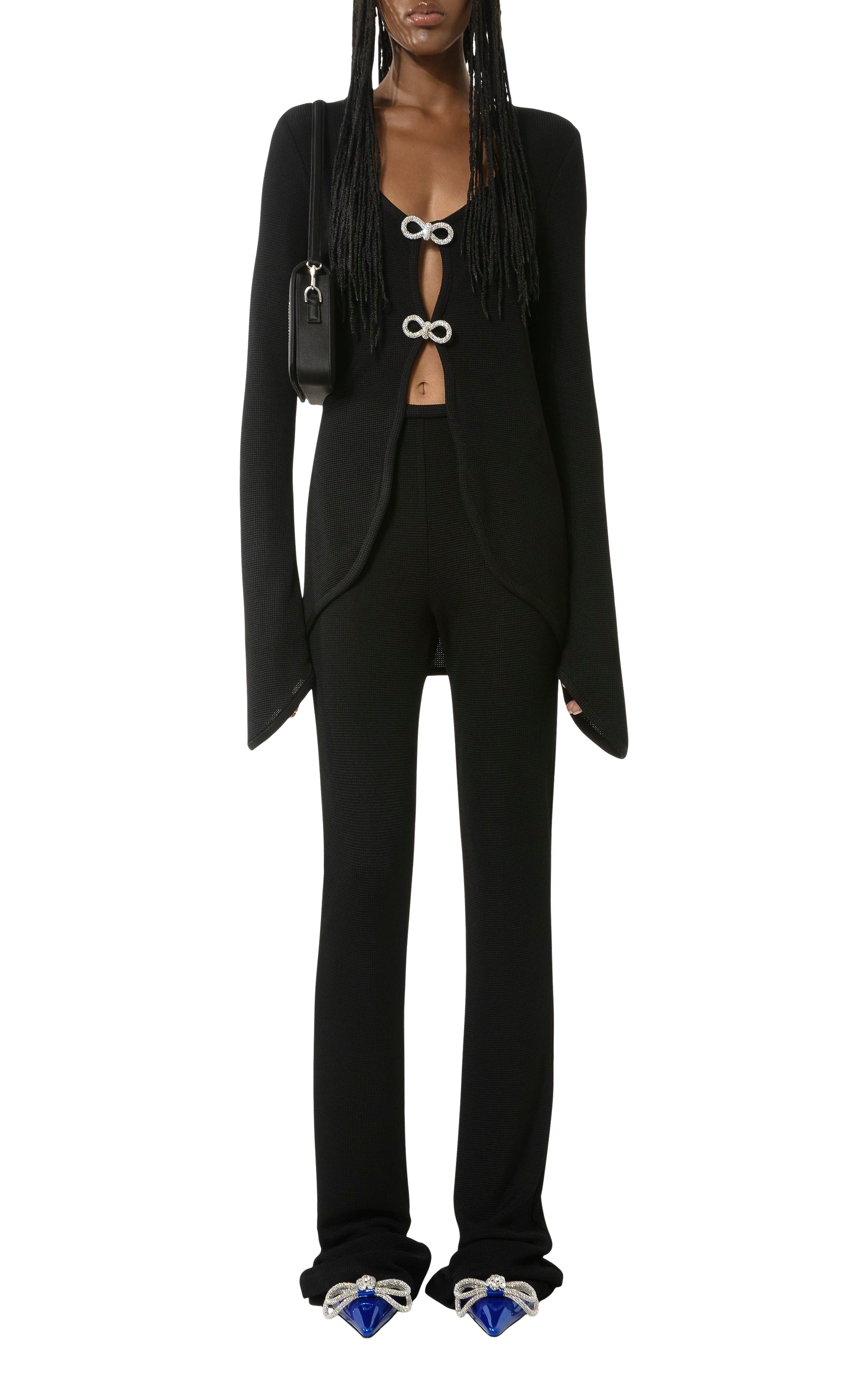 Double Bow Jacket - Black