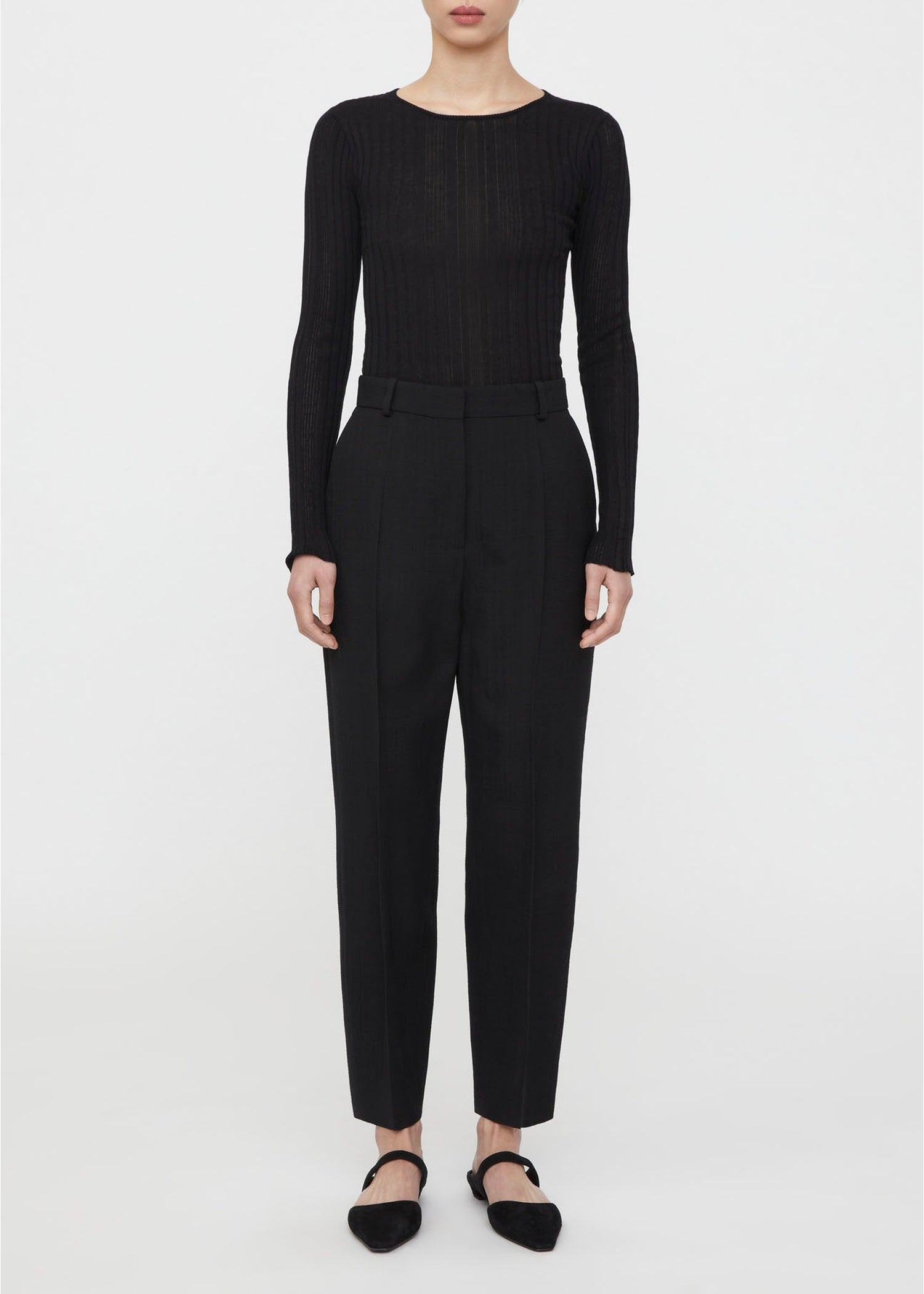 Pantalon de costume fuselé - Black