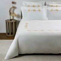 PEONIA EMBROIDERY / DOUBLE KING PARURE HOUSSE DE COUETTE AVEC 2 TAIE D'OREILLER 50X80