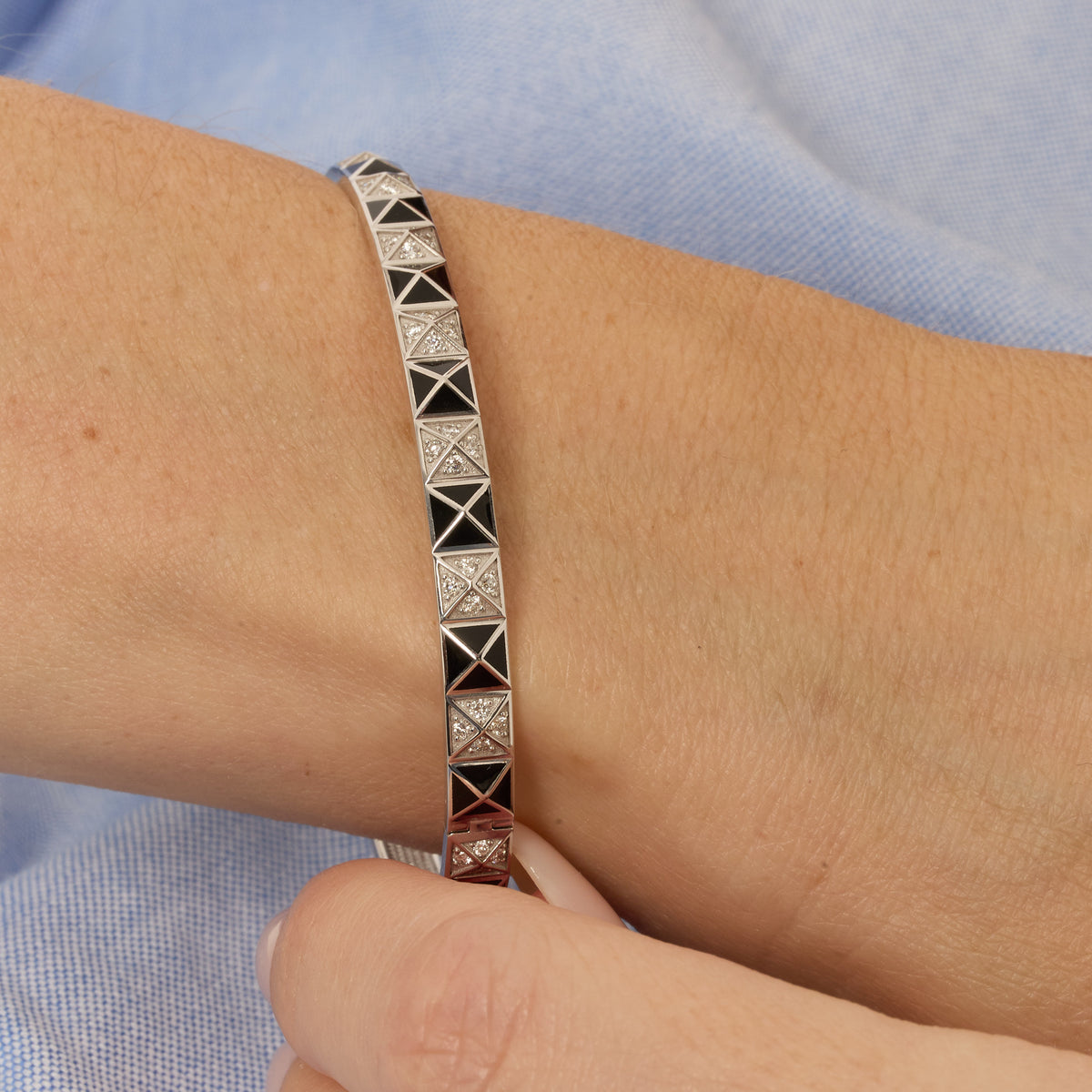 PT1_PrixTroca:2275€_VentesTroca:0_QtyTroca:1_ST:0%_Bracelet en Or blanc 14K serti de diamants - Blanc