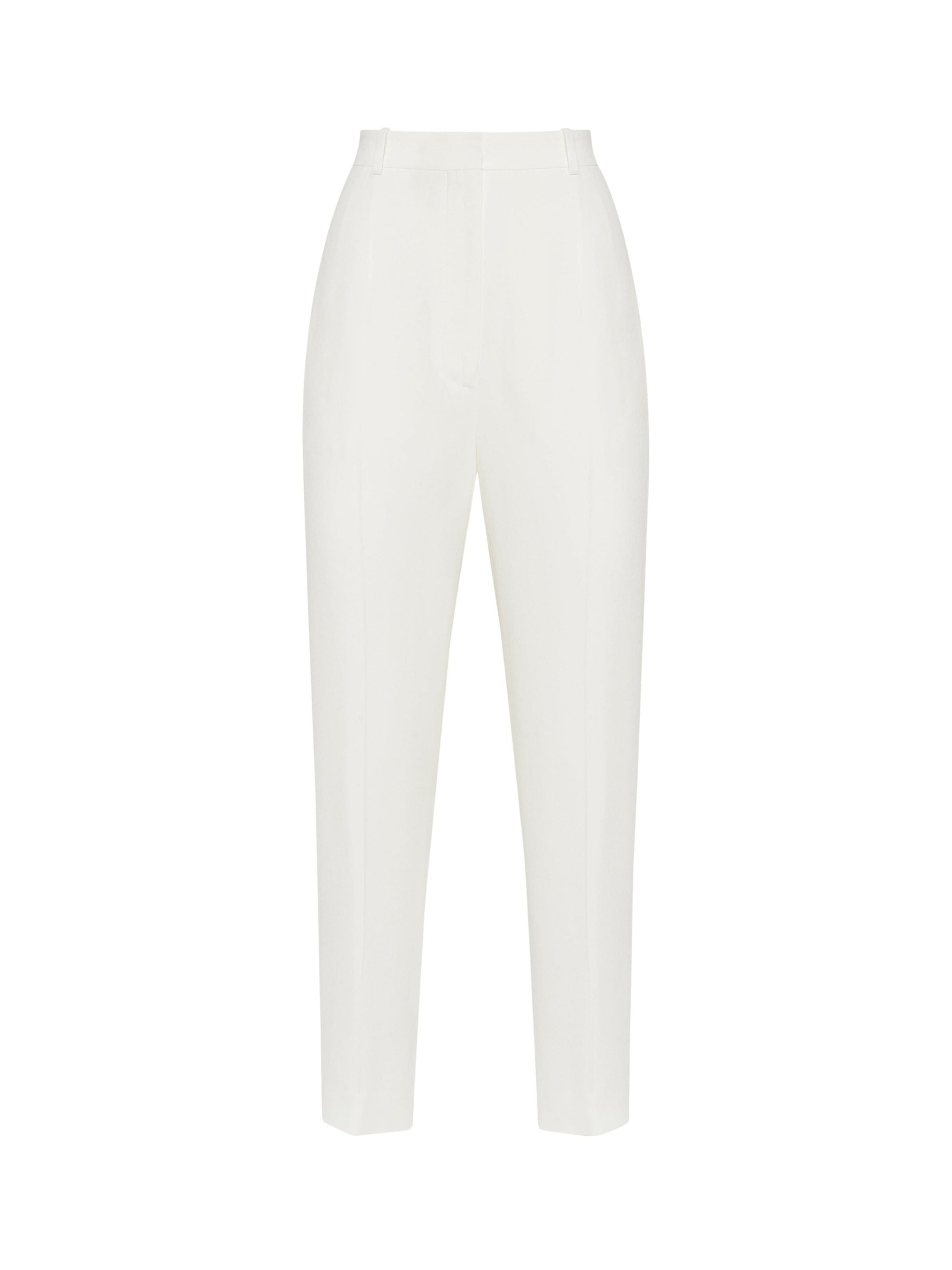 Pantalon slim à poches - Light Ivory