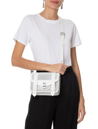 Mini sac PS1 à bandoulière en cuir - Optic White