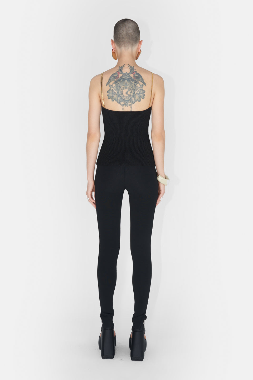 Galvanized Ophelia Top - Black
