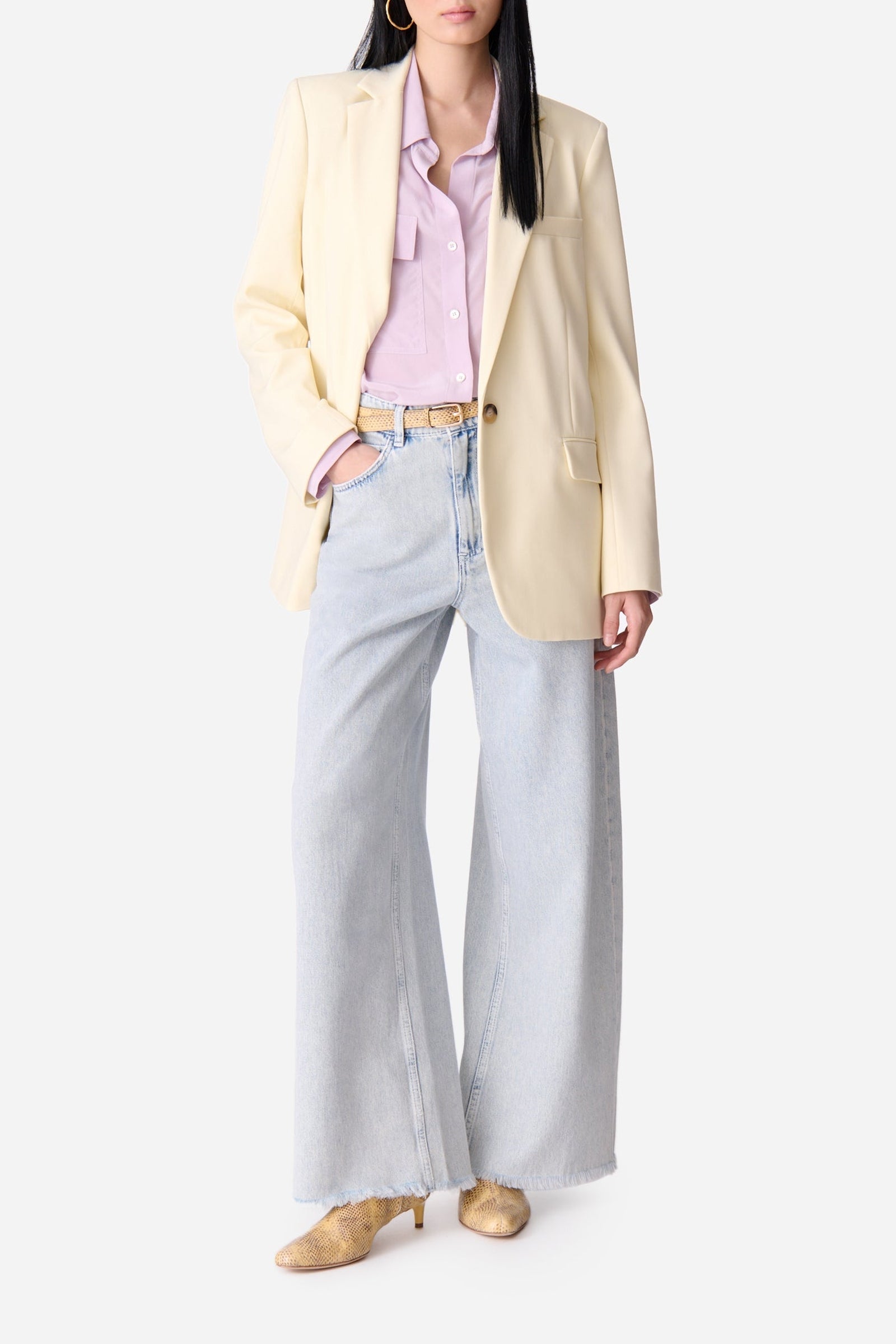 Blazer droit Tilia - Vanille