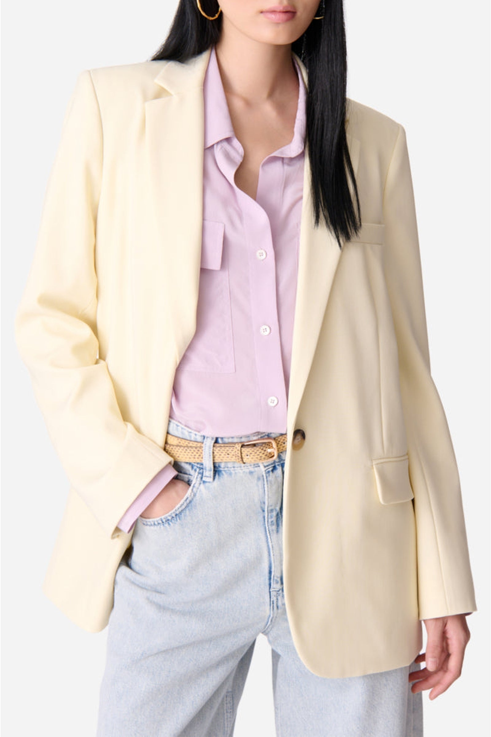 Blazer droit Tilia - Vanille