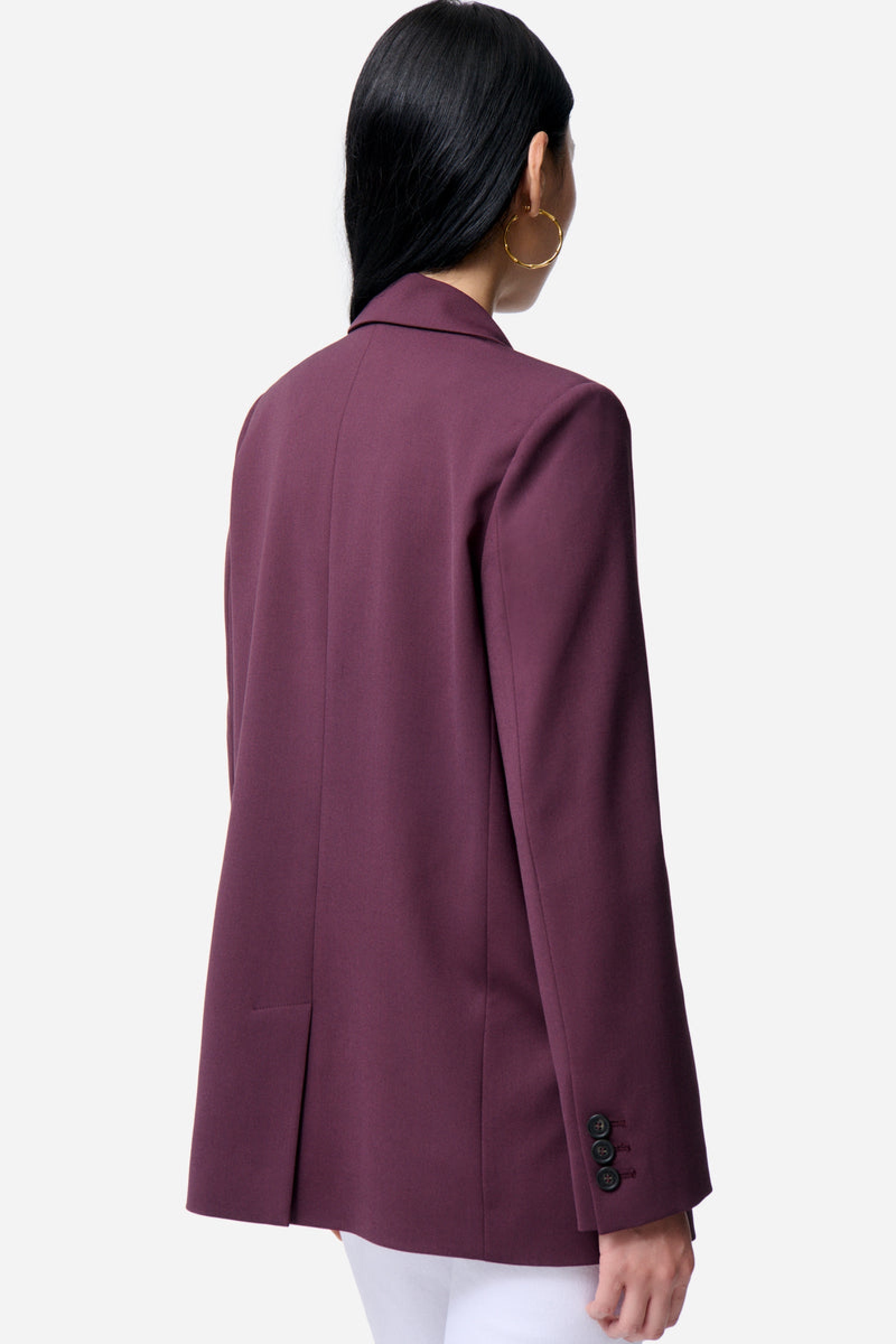 Veste Tilia en laine - Bordeaux