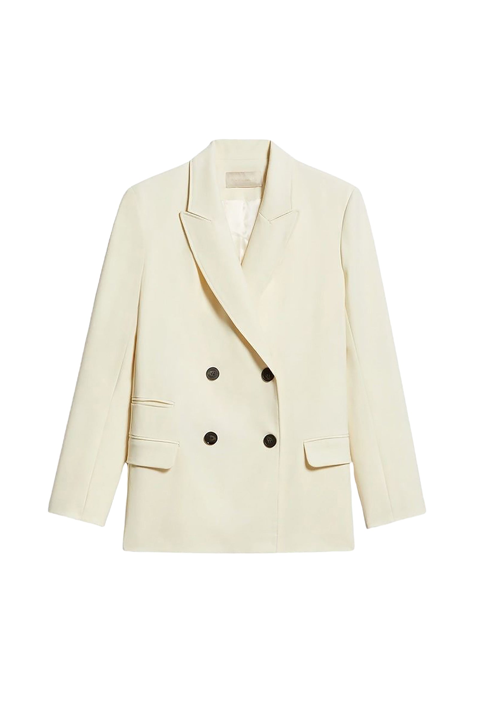 Blazer Damarys en laine mélangée - Vanille