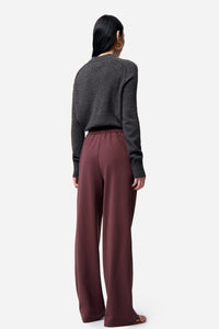 Pantalon Cliff en laine - Bordeaux