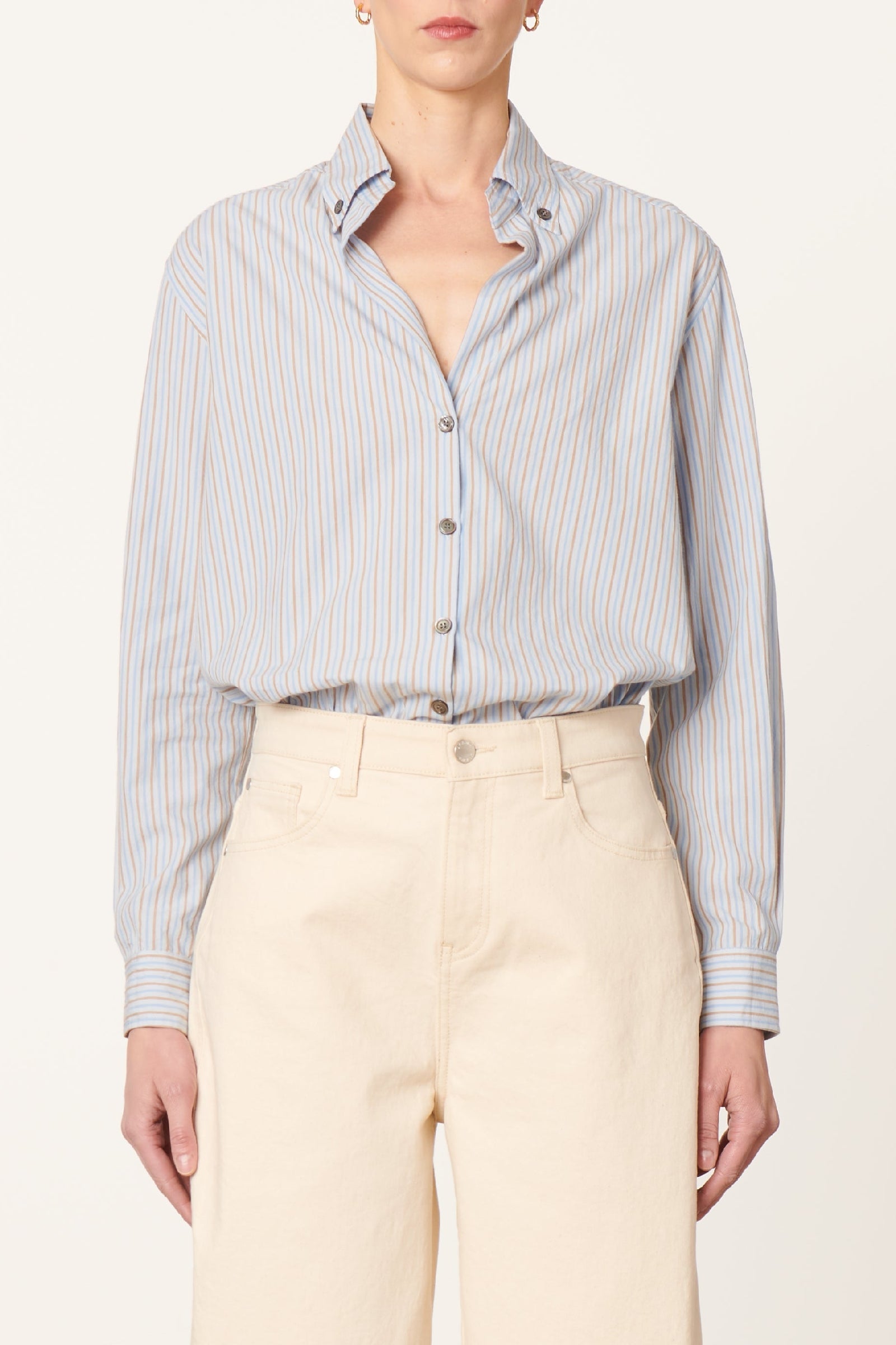 Chemise Druyat en coton - Aqua